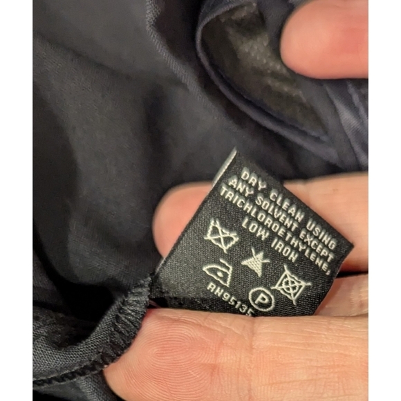 Lafayette 148 New York Contemporary Stretch Menswear Navy Pants Size 8 - Picture 8 of 9